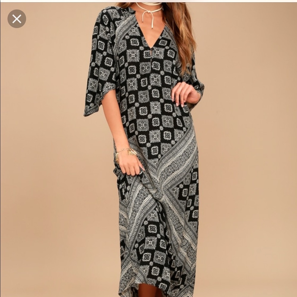 Society Amuse boho maxi dress
